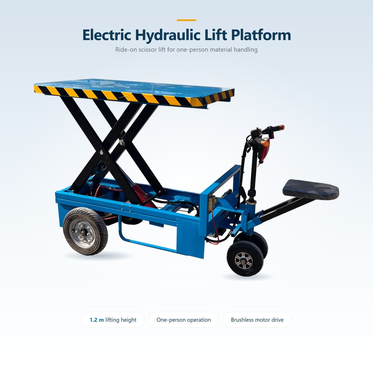 Ride-On Lift Table Cart 1.2 m · Detail image 2