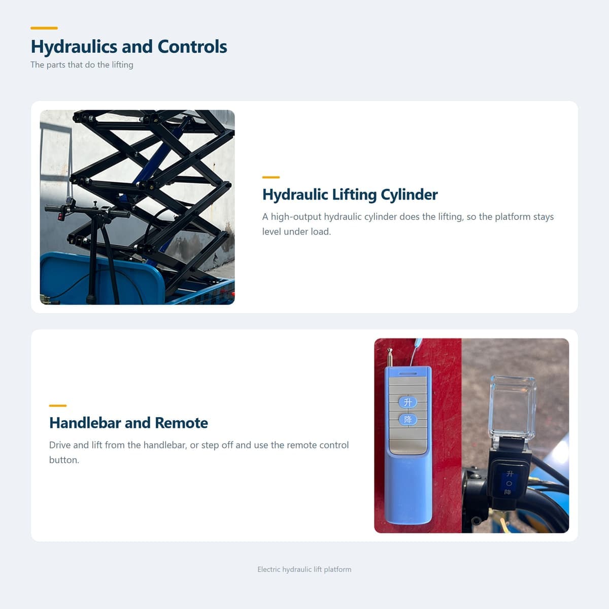 Stand-On Scissor Lift 4 m · Detail image 4
