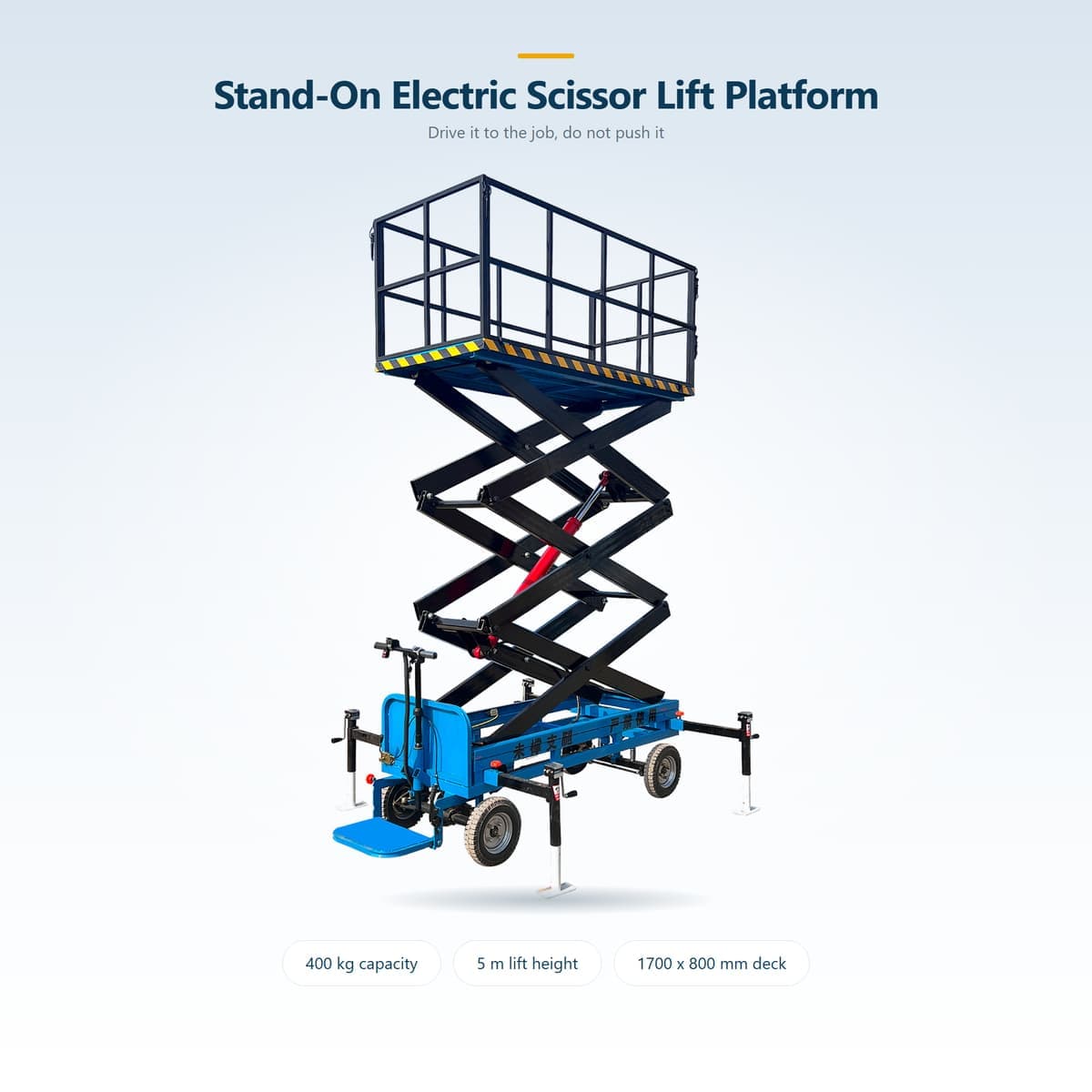 Stand-On Scissor Lift 5 m · Detail image 2
