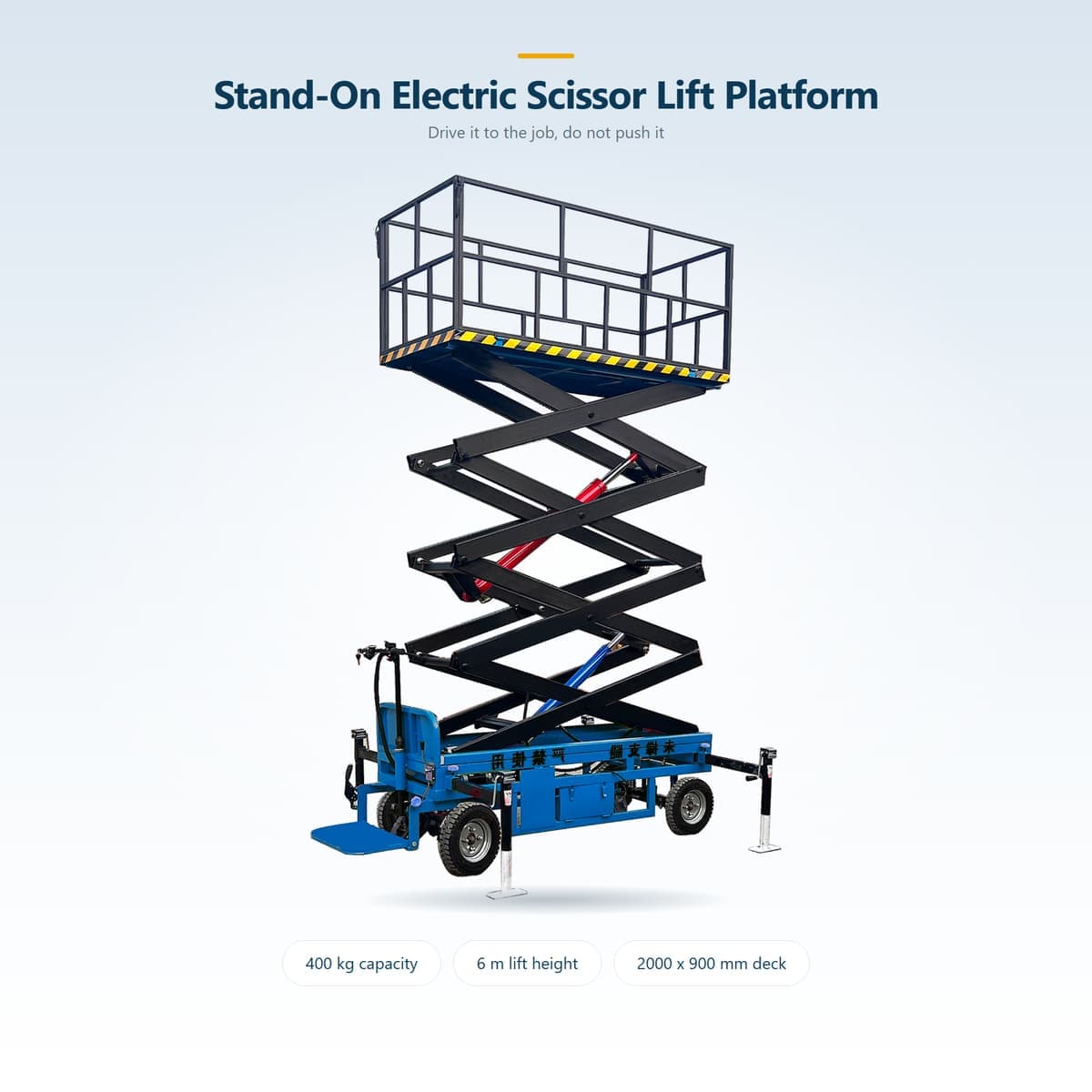 Stand-On Scissor Lift 6 m · Detail image 2